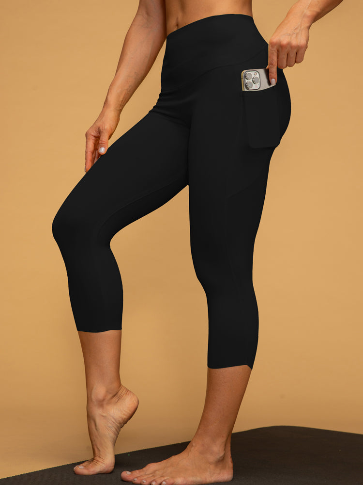 Cropped on sale running leggings